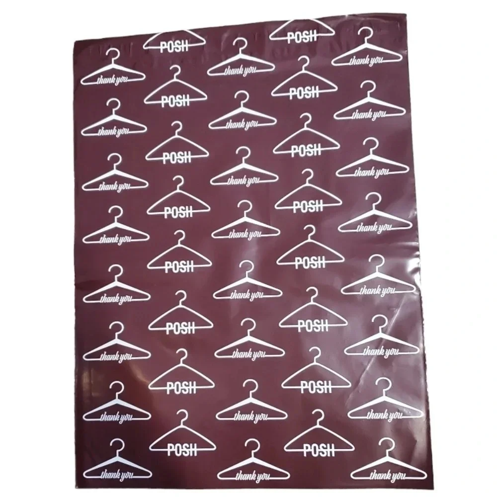 Poshmark JUMBO PolyMailers 14x17 Posh Hanger - A Reseller Staple 10ct Free Gift